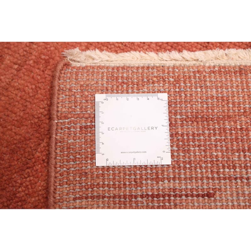 ECARPETGALLERY Hand-knotted Pak Finest Gabbeh Copper Wool Rug - 7'8 x 9'11