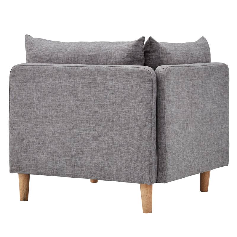 Malina Modular Mid-Century Corner Chair by iNSPIRE Q Modern