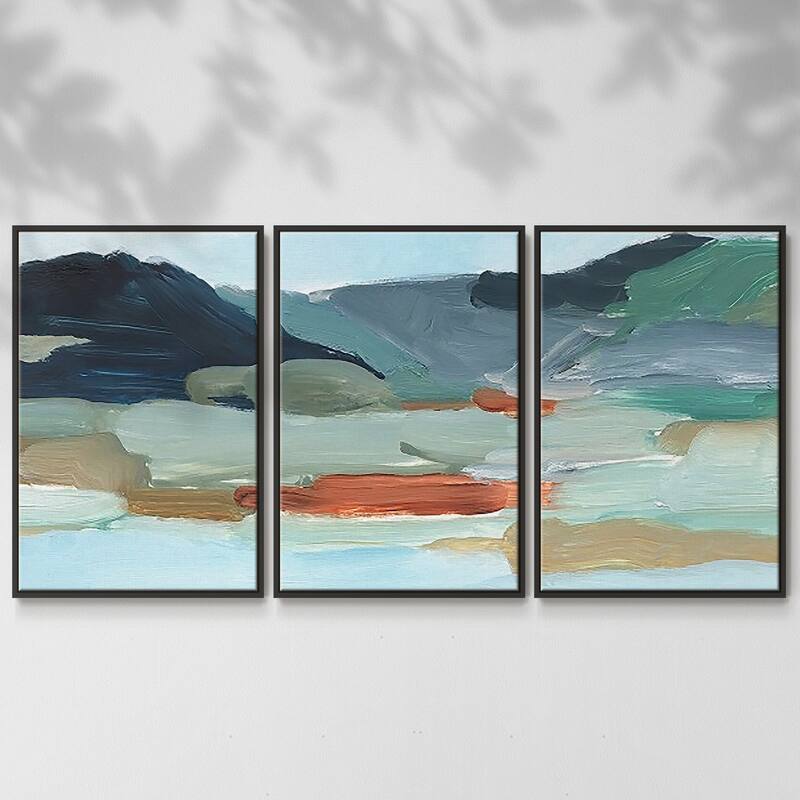 Autumn Mountains II - Multi Piece Framed Canvas