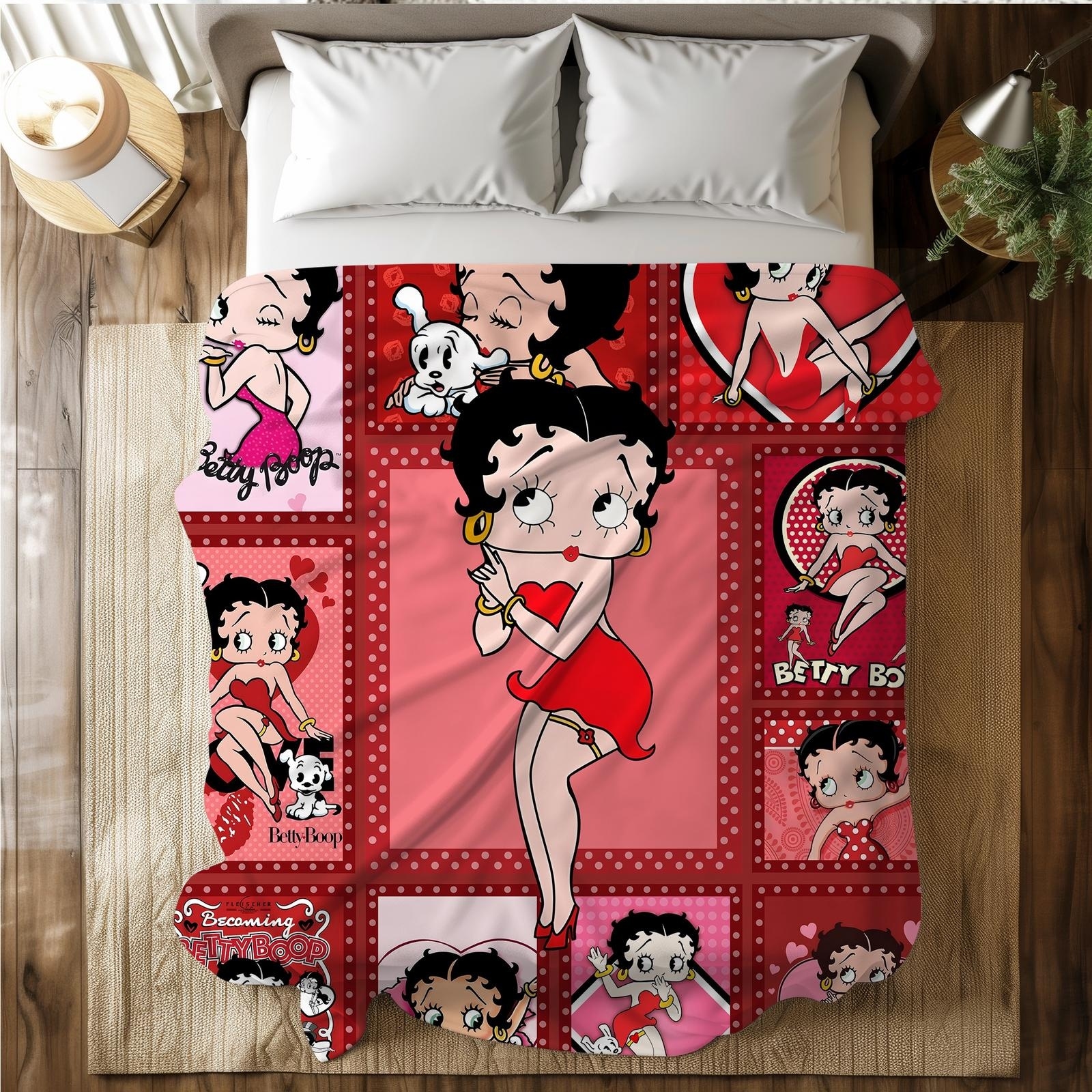 Betty Boop Super Soft Fleece Plush Throw Blanket for Couch - Picture 47 of 374