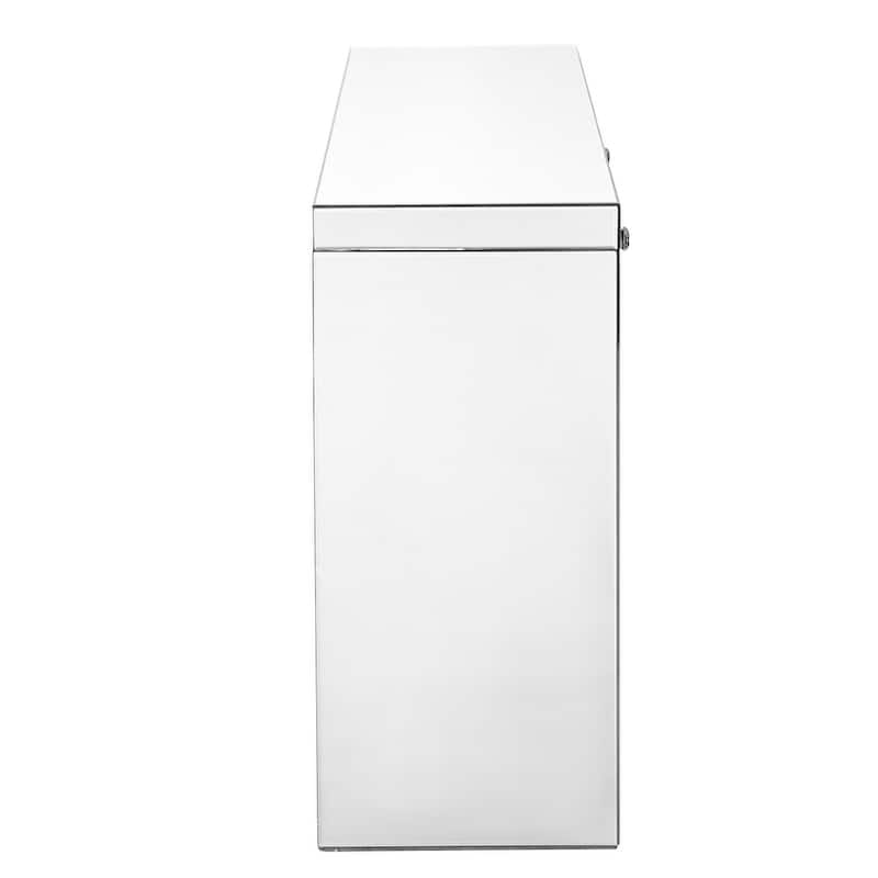 Indigo Home Console Table 39 in x 14 x30 in. in Clear