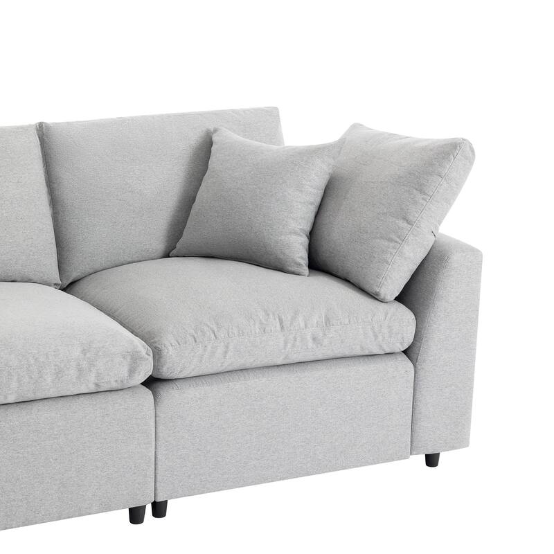 Harper&Bright Designs L Shaped Sofa with Reversible Chaise