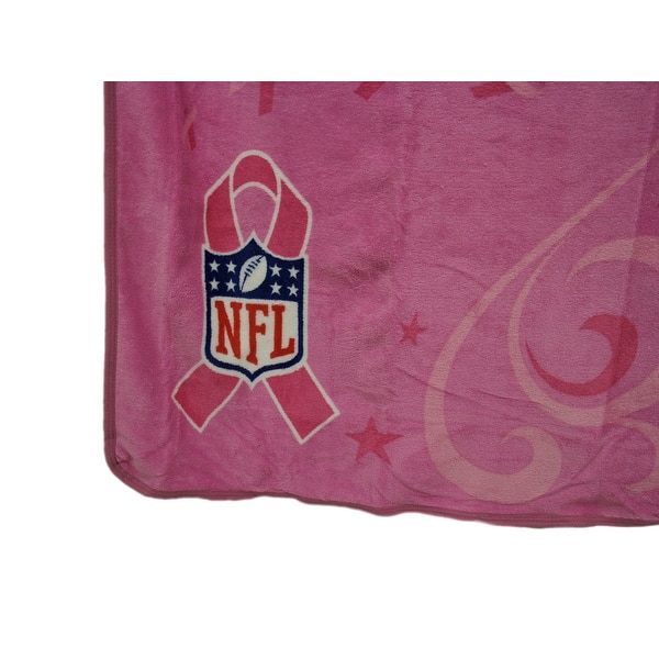  Pink Ribbon (Pink) Breast Cancer Awareness Super Plush Blanket  - 50x60 Soft Throw Blanket - Perfect for Cuddle Season! : Home & Kitchen