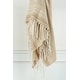 preview thumbnail 22 of 23, Rizzy Home Striped Hand-tied Throw Blanket