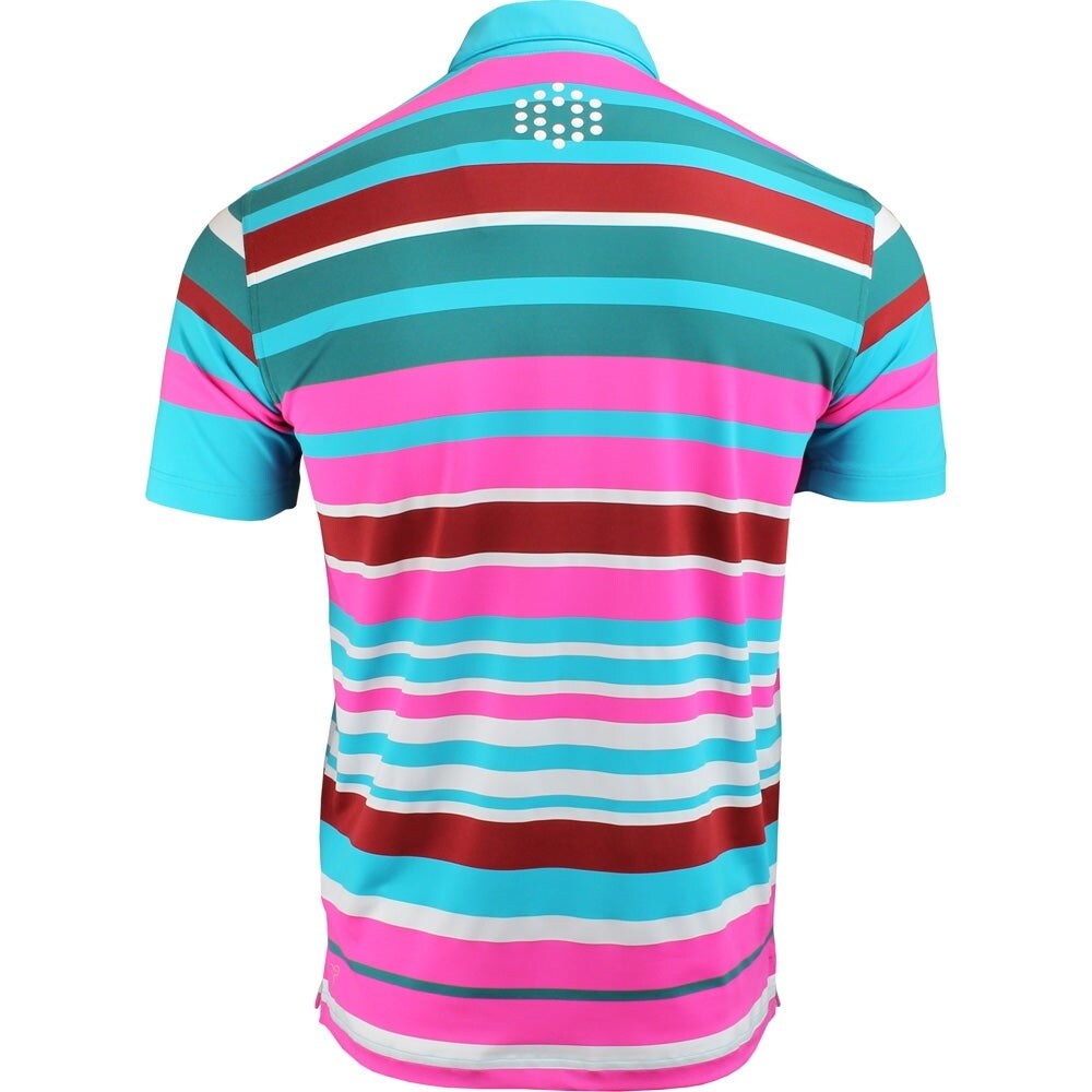 men's striped golf shirts