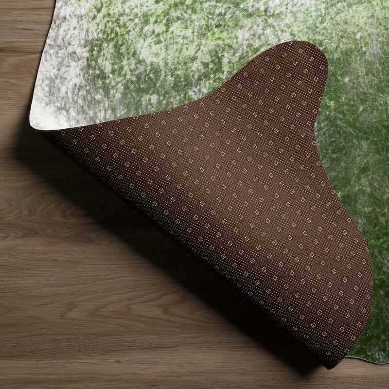 Addison Rugs Cheyenne Colorful Cowhide Print Non-Skid Area Rug