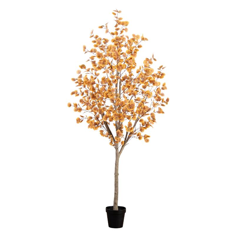 Eucalyptus Potted Artificial Tree - 8' - Unlit