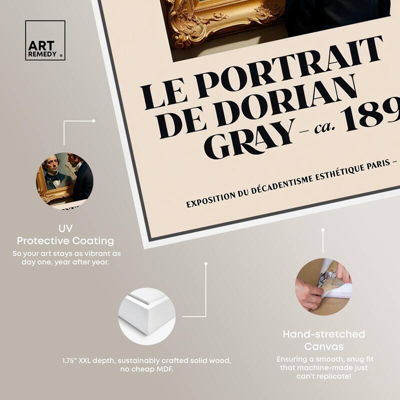 Decadent World of Dorian Gray Canvas by Art Remedy
