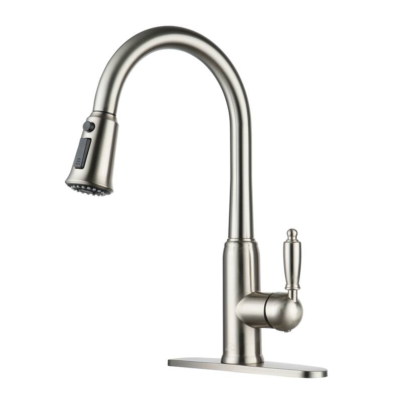 Single Handle Pull-Down Sprayer Kitchen Faucet