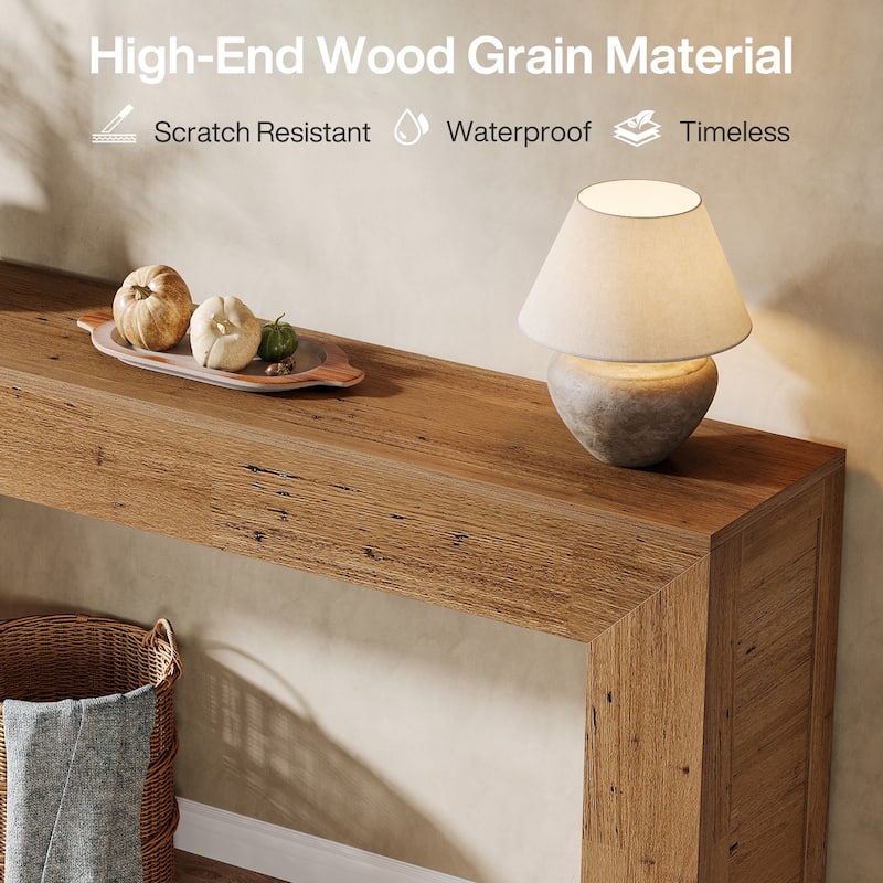 63-Inch Long Console Table for Entryway