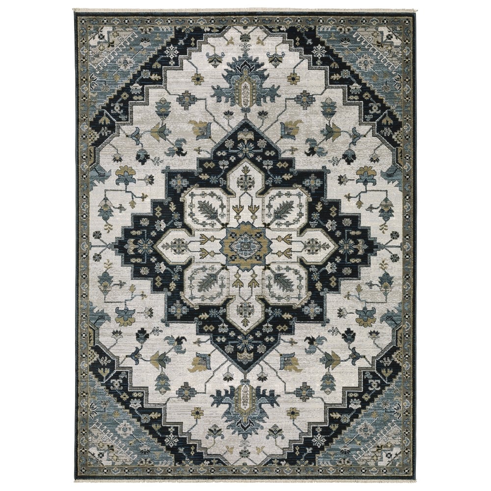 Style Haven Kellan Oriental Medallion Area Rug