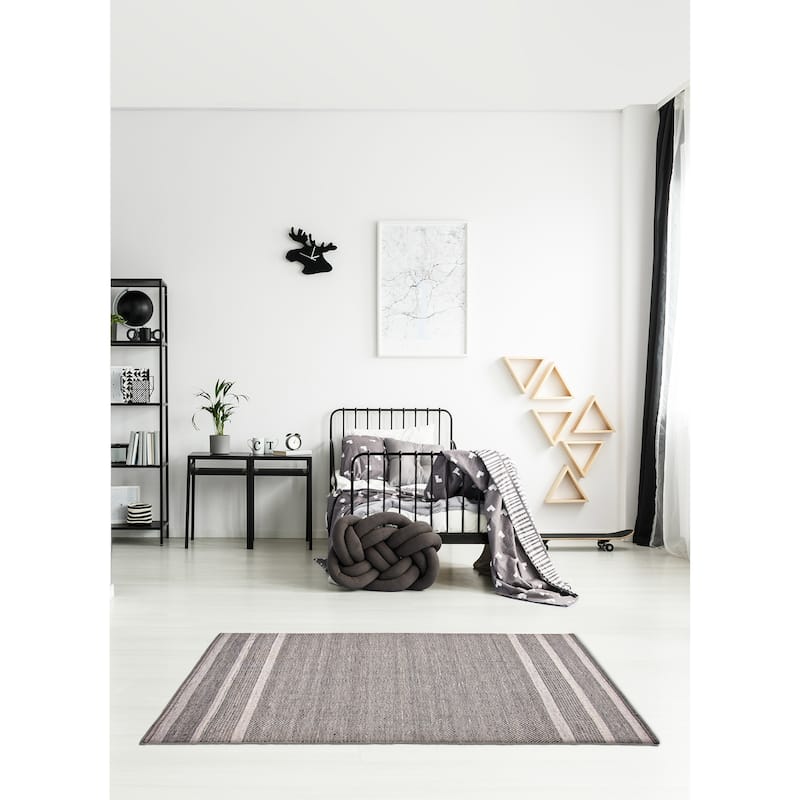 Sienna Grey Rug 5'0" x 7'7" - 5'0 x 7'7