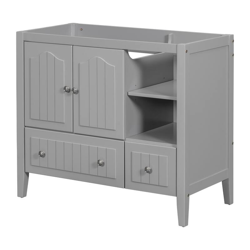 36" Bathroom Vanity with Solid Wood Frame