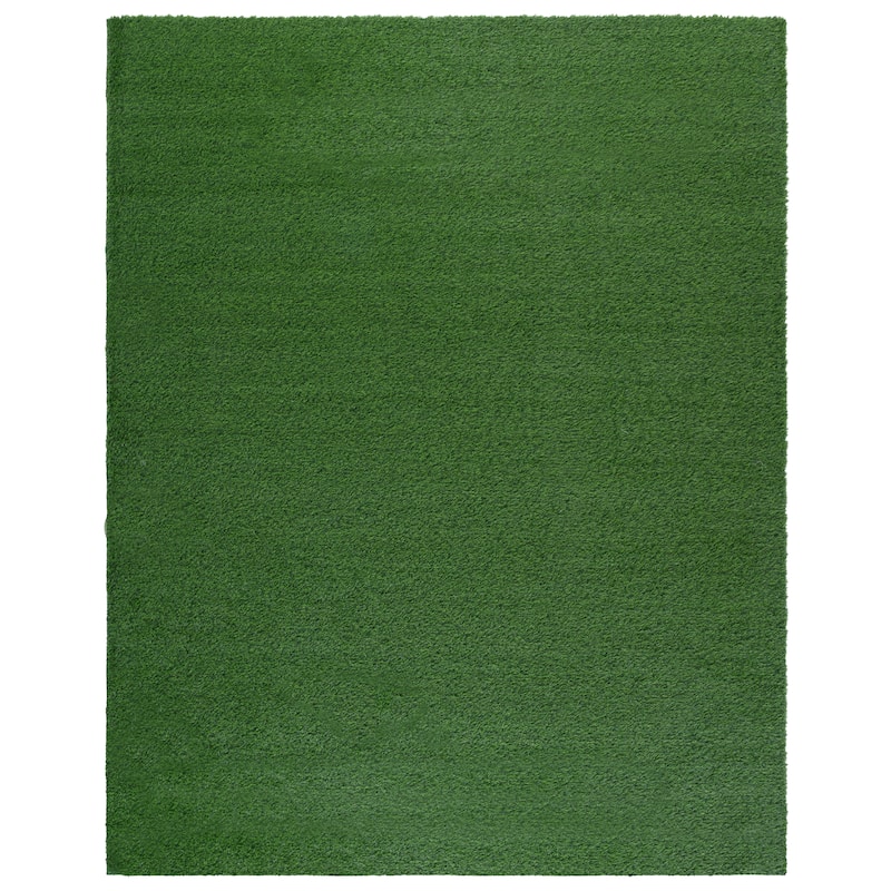 SAFAVIEH Vista Vaclava Washable Indoor/Outdoor Rug - Weather Resistant & Easy Cleaning - Green/Light Green - 10' x 14'