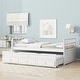 preview thumbnail 9 of 18, Twin Size Pine Wood Bed Kids Daybed Storage Bed with Trundle Bed, 3 Storage Drawers, Headboard and Footboard for Children's Room