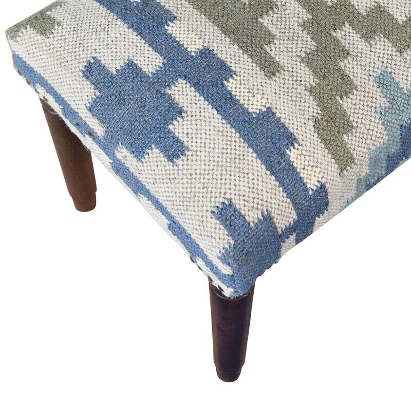 Sevita Salem Southwestern Upholstered Accent Bench Indoor Entryway Bench - 47" L x 16" W x 18" H