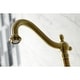 preview thumbnail 22 of 20, Heritage Wall Mount Bridge Kitchen Faucet with Brass Sprayer