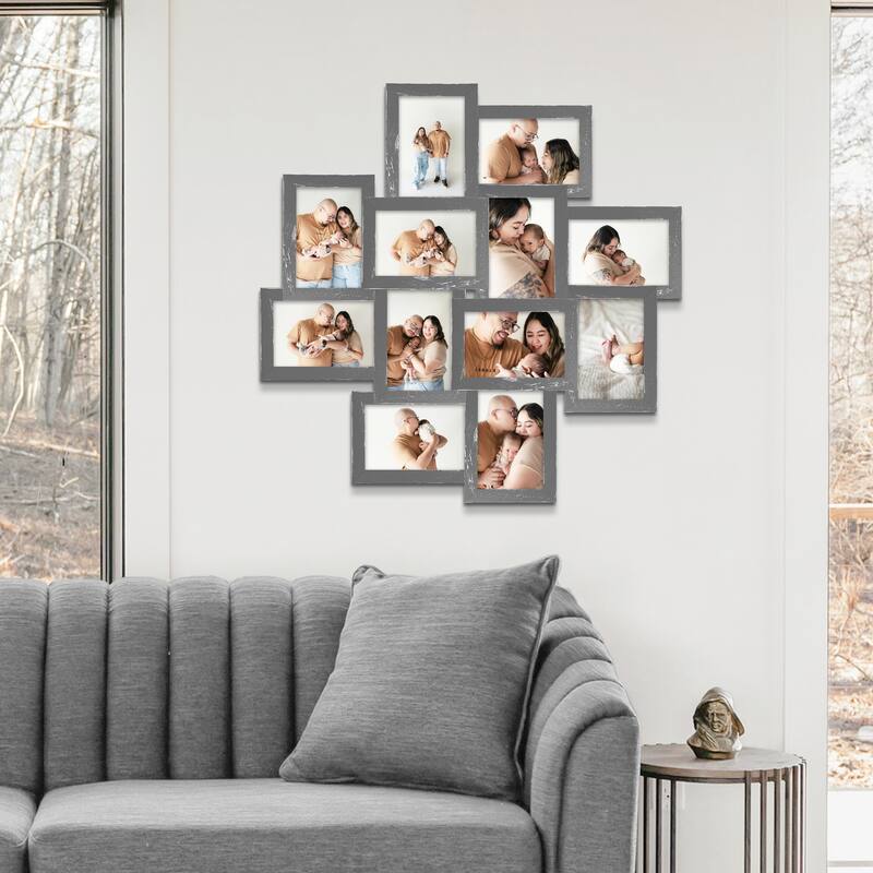 HELLO LAURA 12 Opening Picture Family Frame Collage Photo Frame