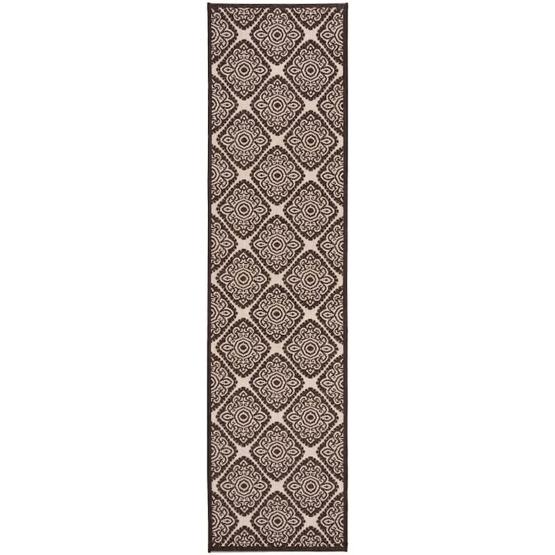 SAFAVIEH Beach House Phyllis Indoor/ Outdoor Waterproof Patio Backyard Rug