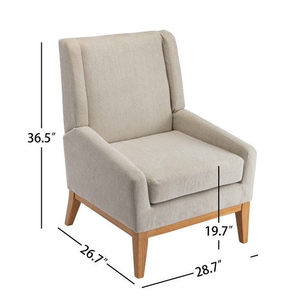 Corvus Armitage Chenille Upholstered Accent Chair