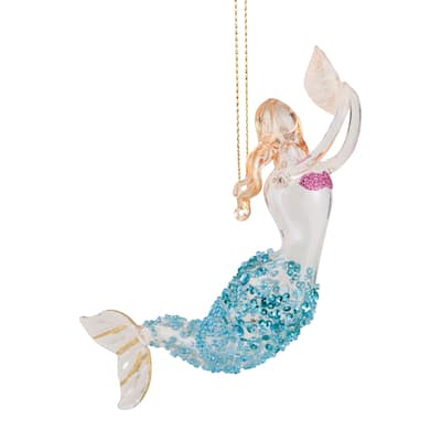 Swimming Mermaid Christmas Xmas Ornament