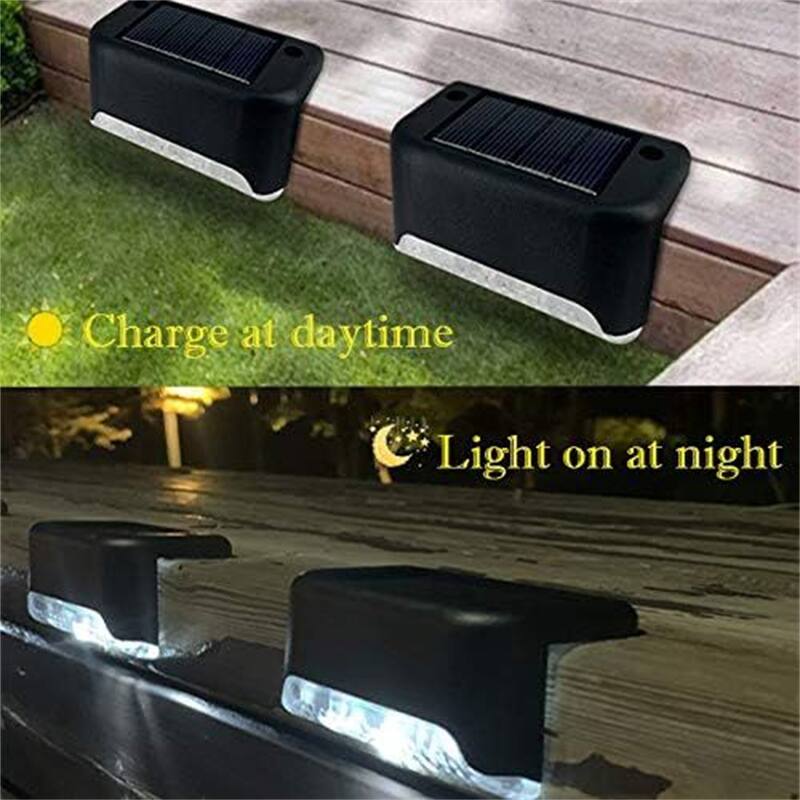 White lights-16PCS Led Solar Deck Light