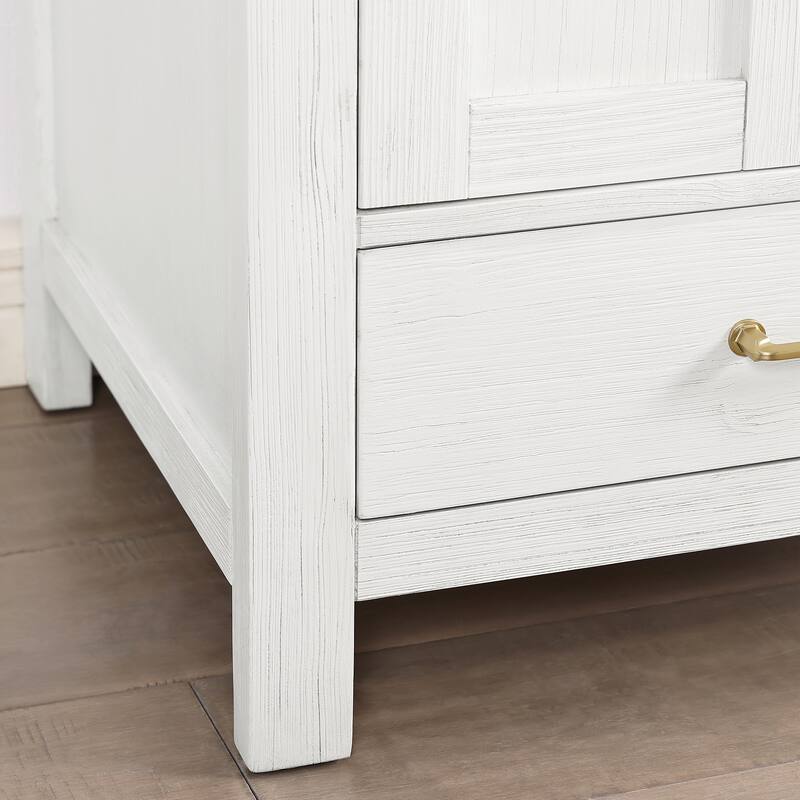 Gela Single Sink Bath Vanity with Drop-In Ceramic Basin without Mirror