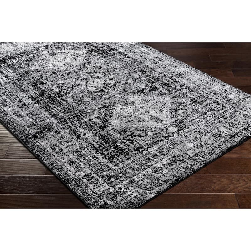 Livabliss Monte Carlo Updated Traditional Medallion Area Rug
