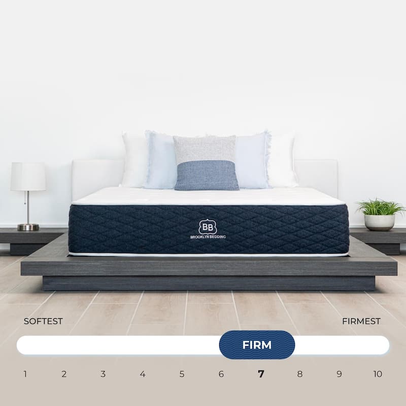Brooklyn Bedding Signature 11" Hybrid Mattress with Comfort Foam - Full XL - Firm