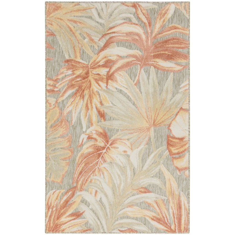 Nourison Aloha Indoor/Outdoor Nature Area Rug - 2'8" x 4' - Sage Rose