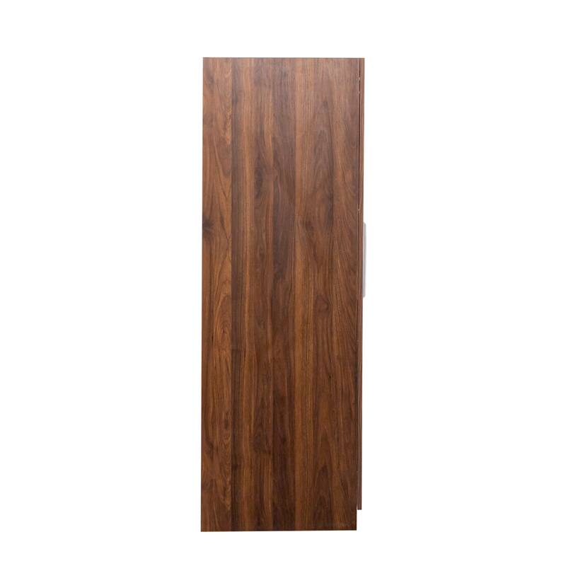 GDF Studio - Lenorr Modern 62.99" Tall Freestanding Kitchen Pantry Cabinet with Multi-Level Shelves and Storage Doors