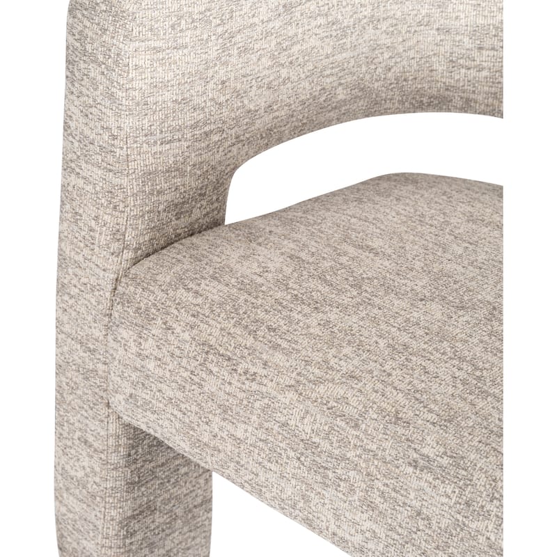 Sagebrook Home Round Back Chair, Half Moon, 29"H, Solid