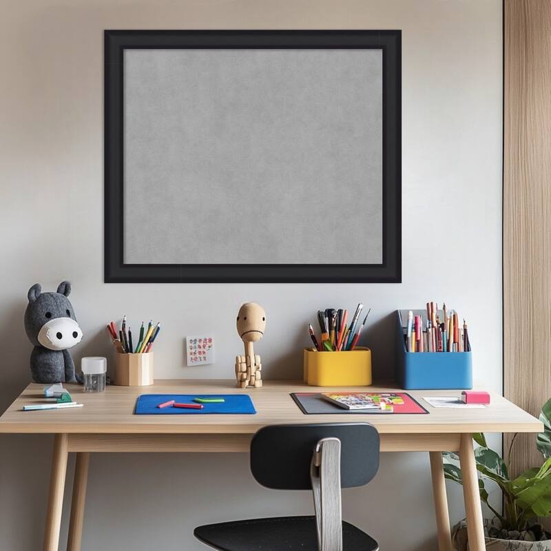 Amanti Art Oliver Black Narrow Framed