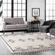 preview thumbnail 1 of 48, Nuloom Mackie Moroccan Tasseled Shag Area Rug 12' x 15' - Ivory - Rectangle