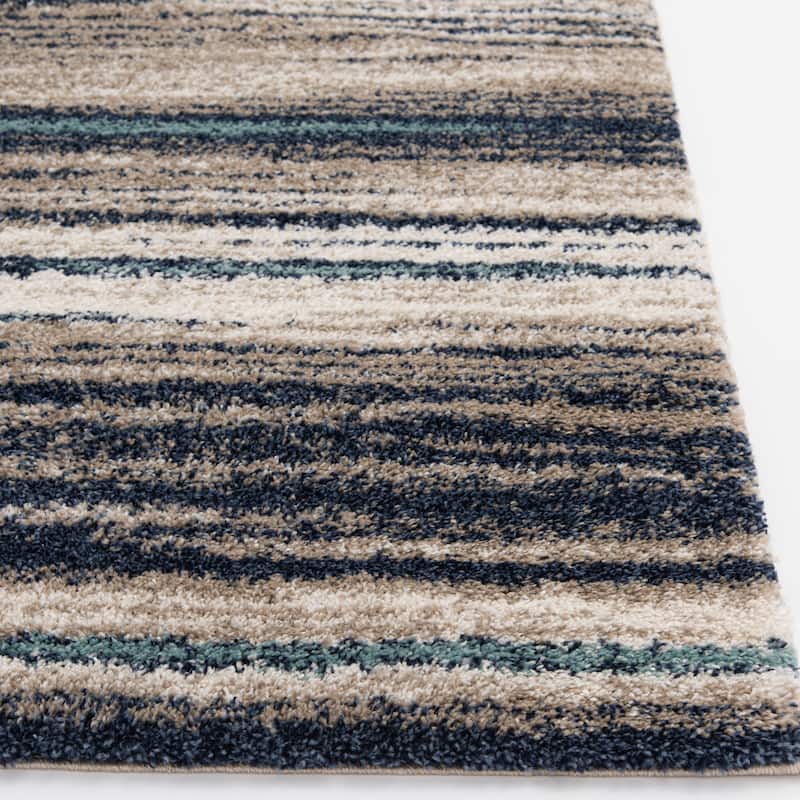 Loomaknoti Toronto Madicyn Blue/Cream Area Rug