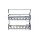 preview thumbnail 17 of 50, Low Height House Bunk Bed with Headboards,Guardrails,Ladder,Twin Over Twin Kids Bed
