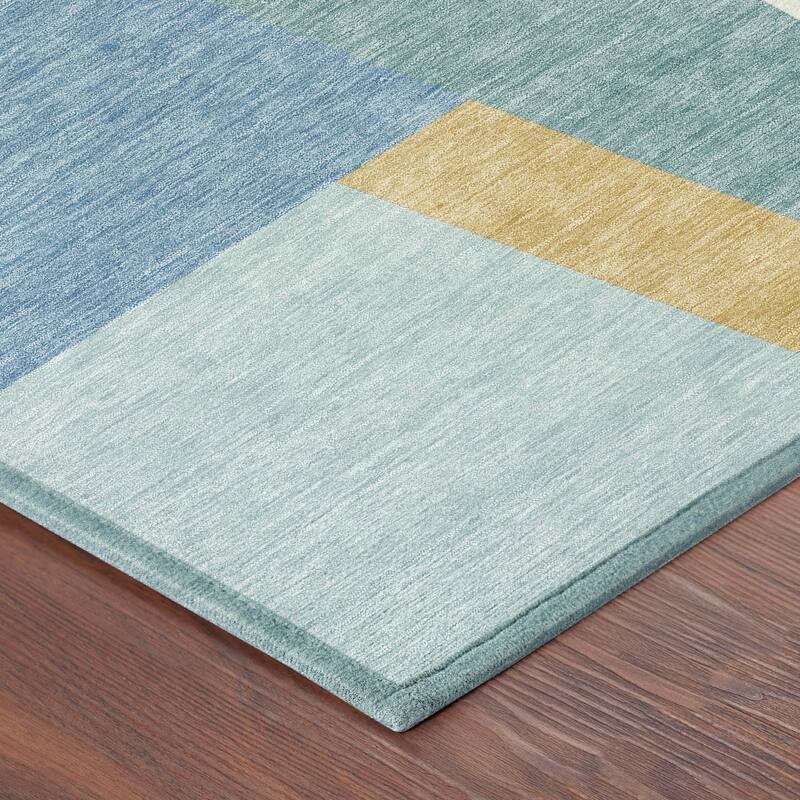 Machine Washable Indoor/ Outdoor Contemporary Jolie Chantille Rug