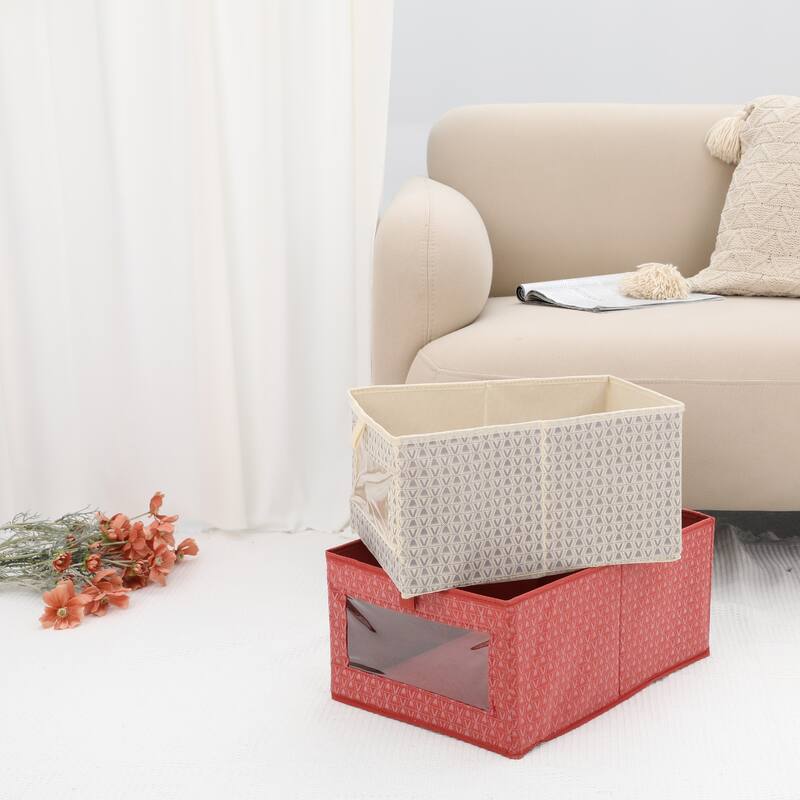 Storage Cube, Fabric Storage Bin for Shelves Closet, 1 Pack Collapsible Storage Basket for Organizing Clothes Books
