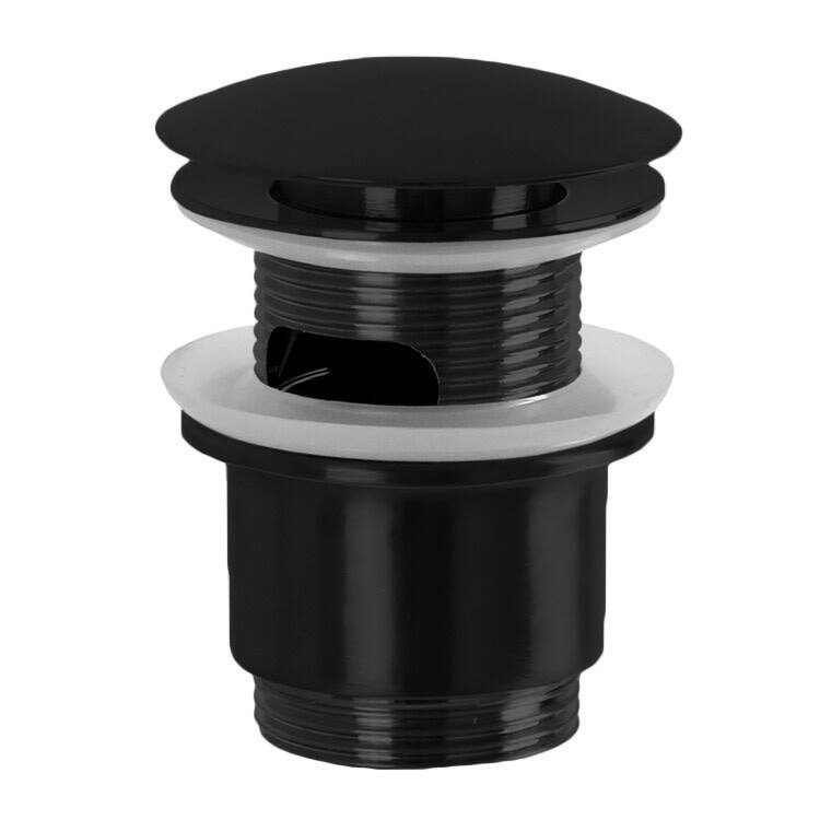 Nameeks Remer Pop-Up Drain with Click-Clack Feature and Overflow - Matte Black