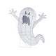 preview thumbnail 20 of 29, Glitzhome 3ft Lighted Halloween Ghosts Family Outdoor Décor with Warm white LEDs