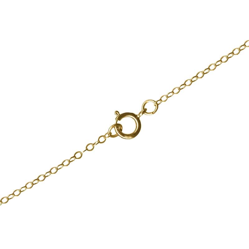 Curata 14k Two-tone Gold 18" Sea Star Sand Dollar Charm Pendant Necklace Necklace