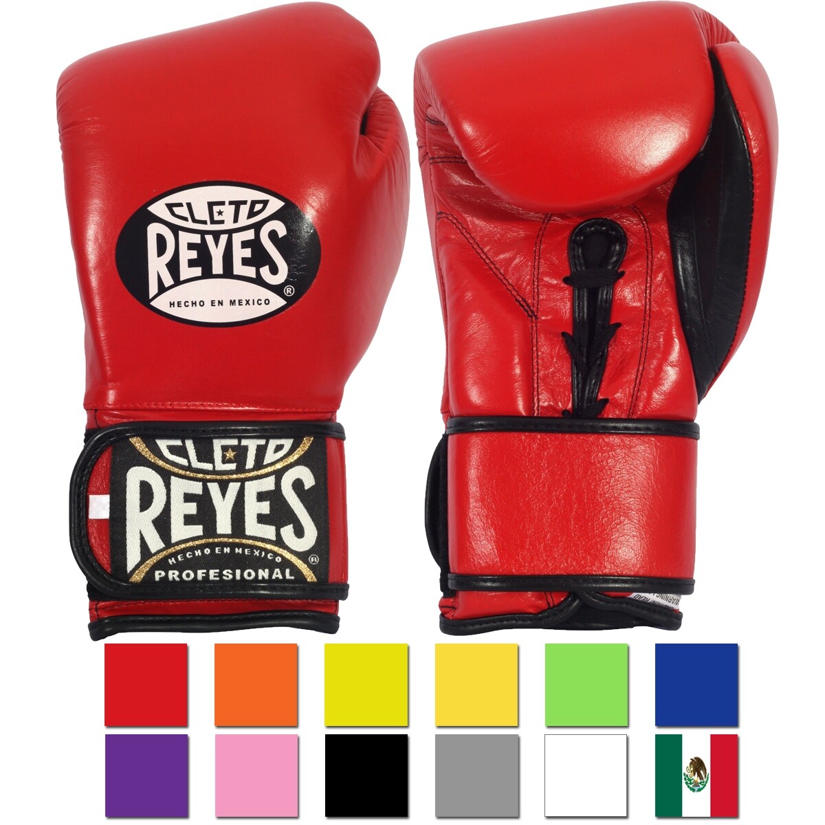 Solid Gold Cleto Reyes Lace Up Hook and Loop Hybrid Fit Cuff Boxing Gloves Special Edition