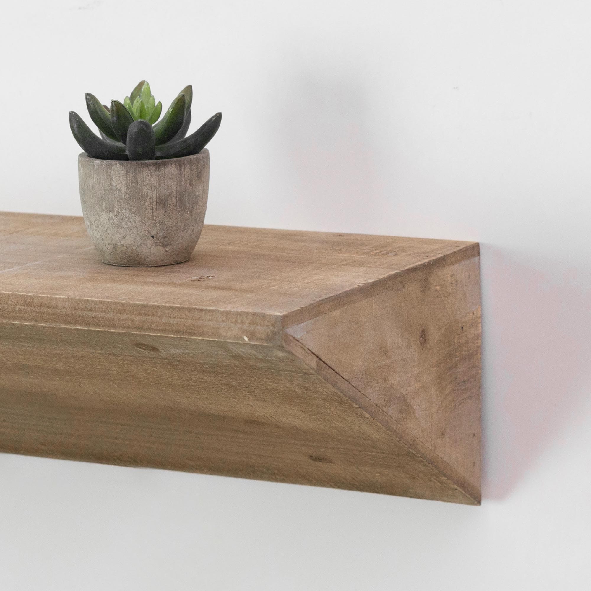 Large wood wall shelf cheap