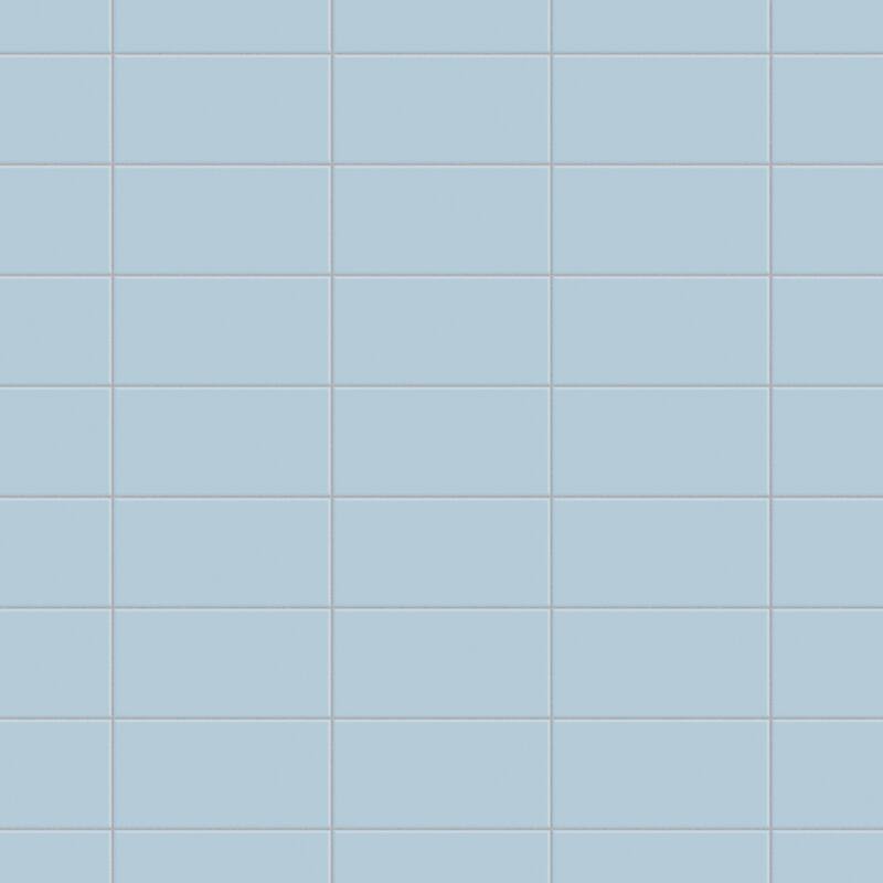 Merola Tile Projectos Sky Blue 3-7/8" x 7-3/4" Ceramic Floor and Wall Tile - Case (50 Tiles)