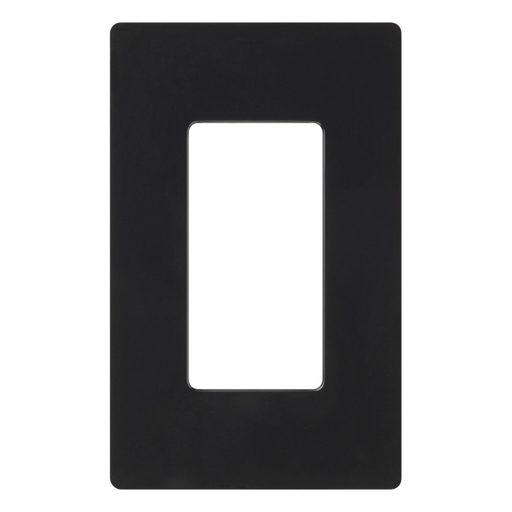 Shop Lutron Claro 1 Gang Decorator Wallplate Black Black Free Shipping On Orders Over 45 Overstock 22354692