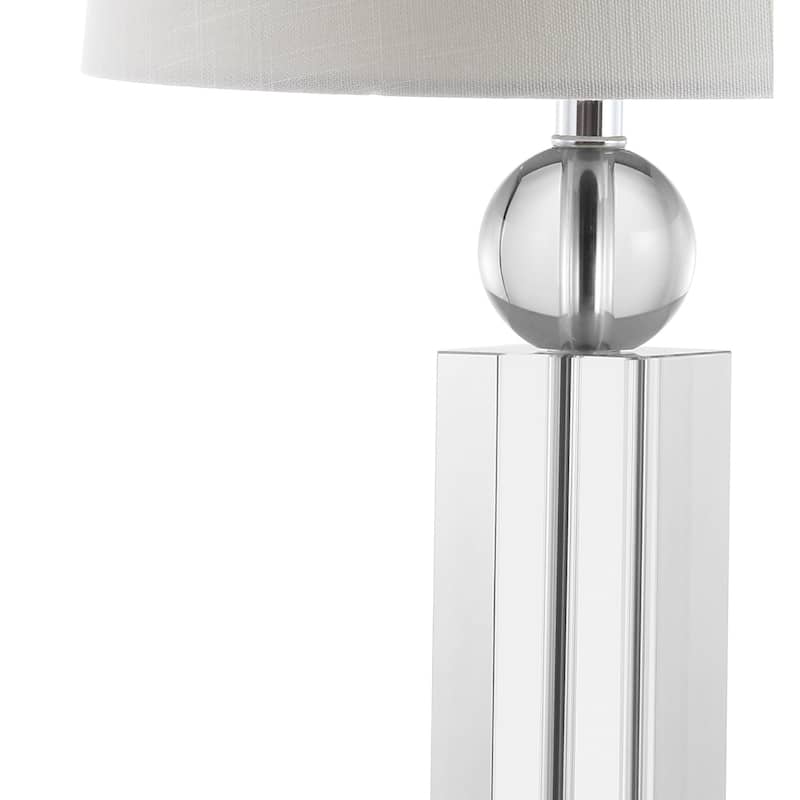 Carr 28.5" Crystal LED Table Lamp, Clear by JONATHAN Y