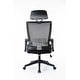 preview thumbnail 2 of 4, Mesh Office Chair, High Back Chair - Adjustable Headrest with Arms
