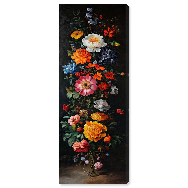 Botanical Rhapsody II Panoramic Canvas by Art Remedy, Gallery Wrapped - 20" x 54"
