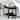 Moasis 22" Plastic Shower Seat Bench 2-tier Spa Bath Shower Stool Corner Bench