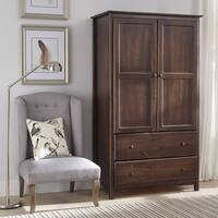 Buy Espresso Finish Armoires Wardrobe Closets Online At